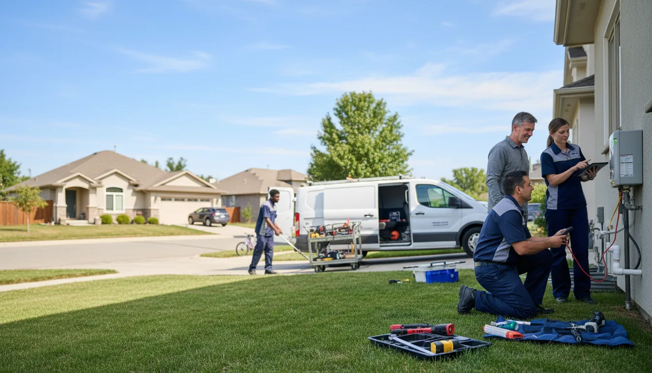 Tankless water heater service in Lynndyl, UT